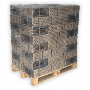 Palle med Pini Kay træbriketter – sekskantede briketter med hul